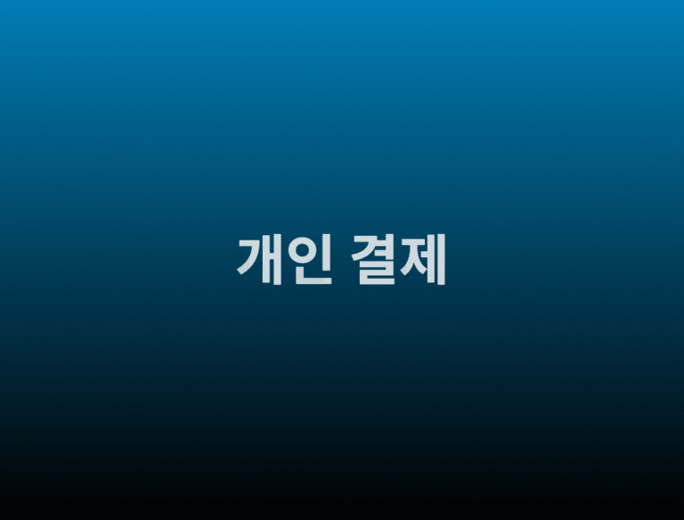 개인결제 5,000,000원